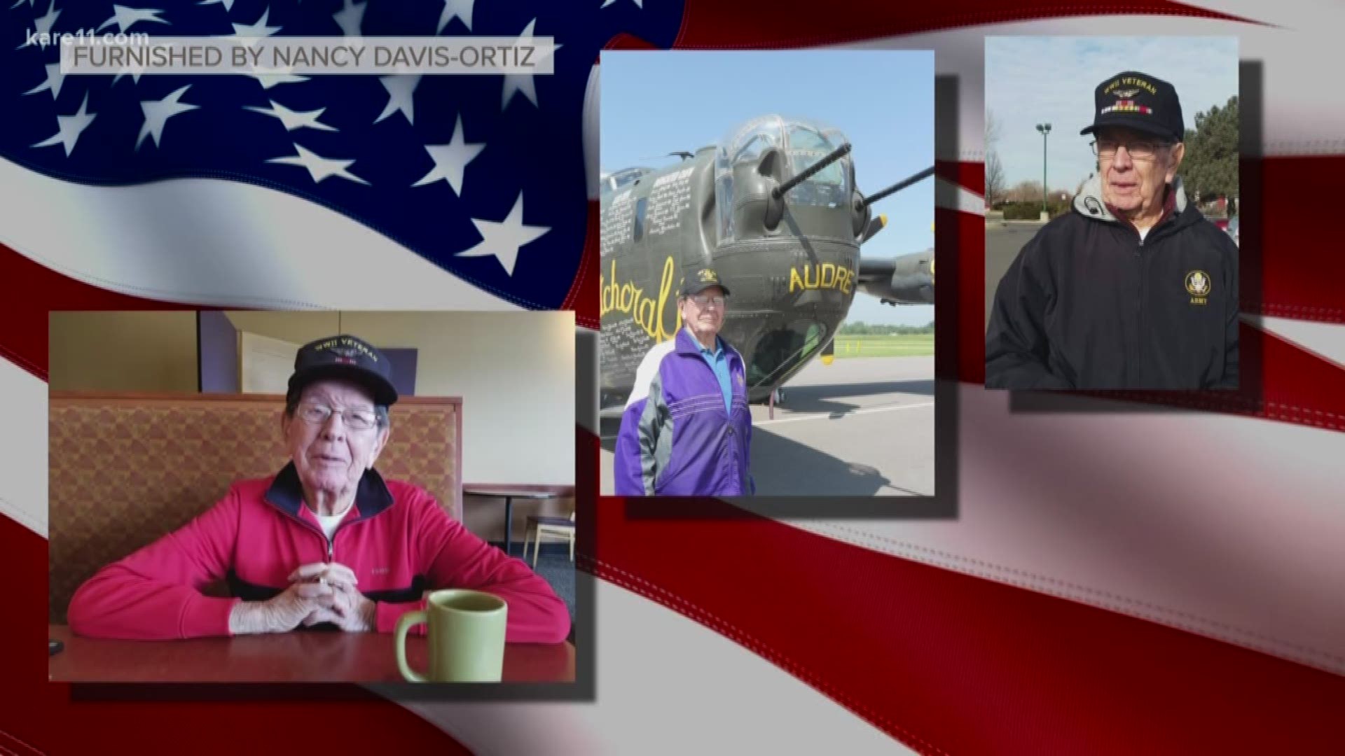 Jana Shortal honors WWII veteran Corporal Donald Davis