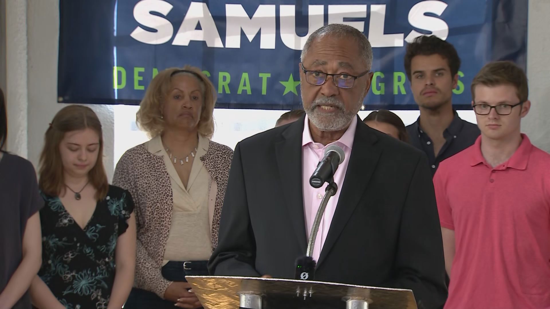 Congressional candidate Don Samuels is calling on the incumbent to respond after a lawsuit was filed against Ilhan Omar's husband Tim Mynette.