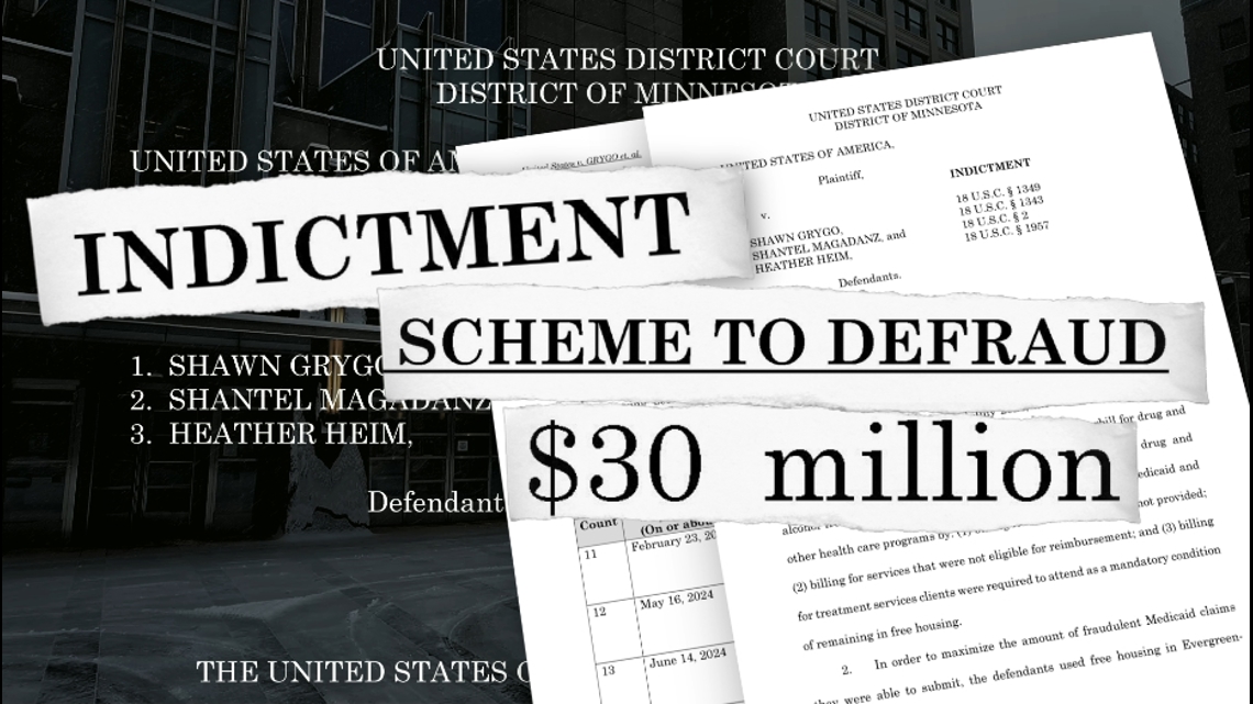 KARE 11 Investigates: Federal charges in Evergreen Recovery fraud 
