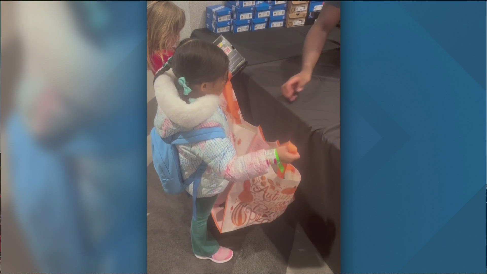 Be the Change Minnesota hosted the event for four elementary schools so students could get free winter gear, books and toys. 