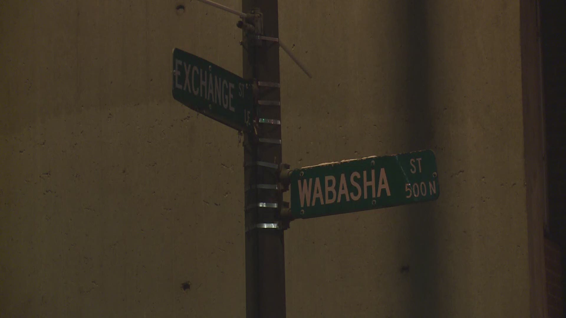Officials say they responded to the 500 block of Wabasha St. around 7 p.m. Monday and found an adult male unconscious and not breathing.