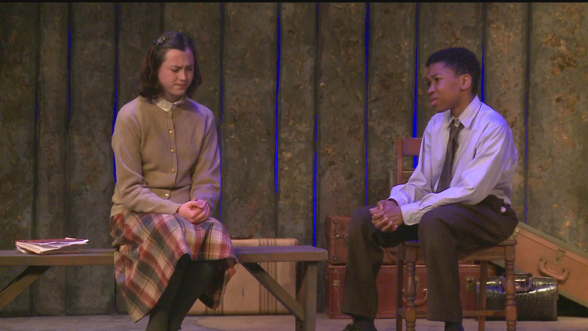 Anne Frank and Emmett Till never met, but they were both victims of racial intolerance and hatred. Now, a playwright has woven their stories into one powerful play.