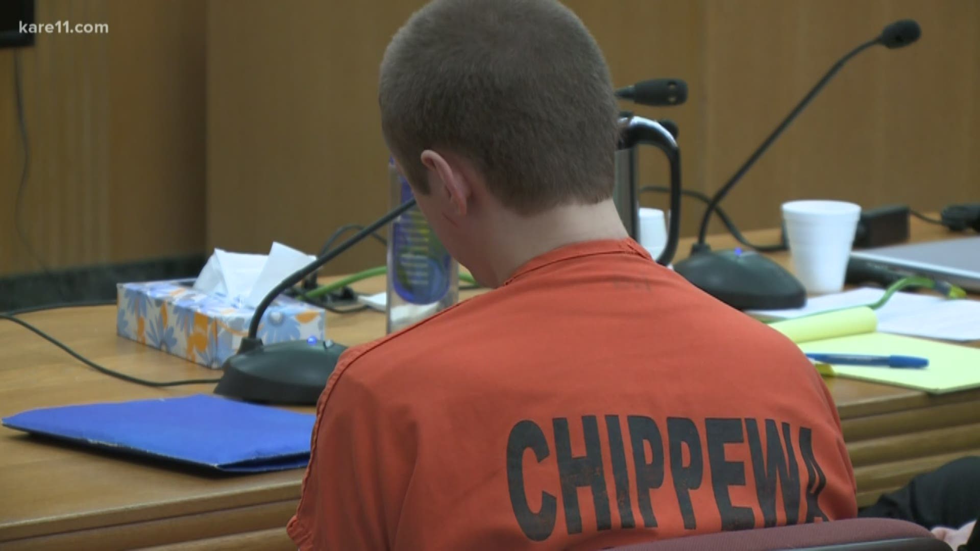 A Chippewa County courtroom was overflowing with both people and emotions as victims shared impact statements in the sentencing of Colten Treu.