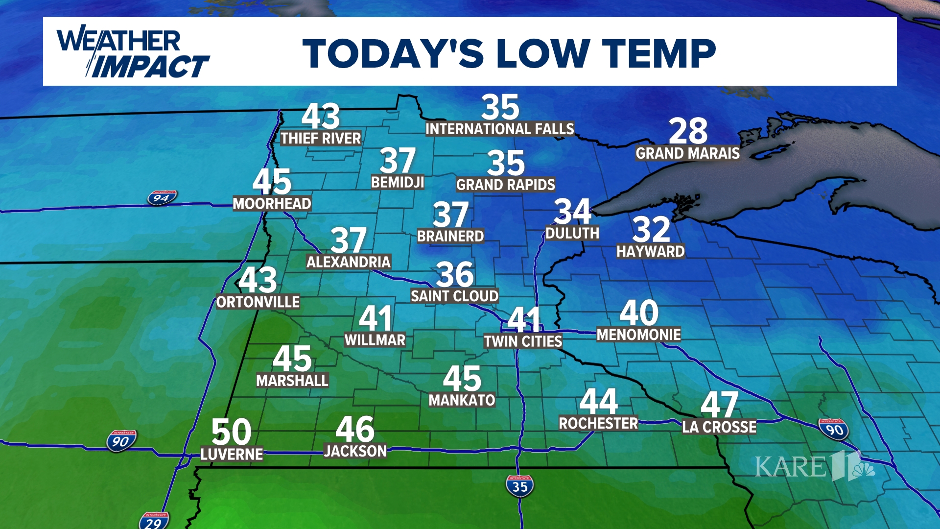 Check out your morning weather forecast from John Zeigler. 