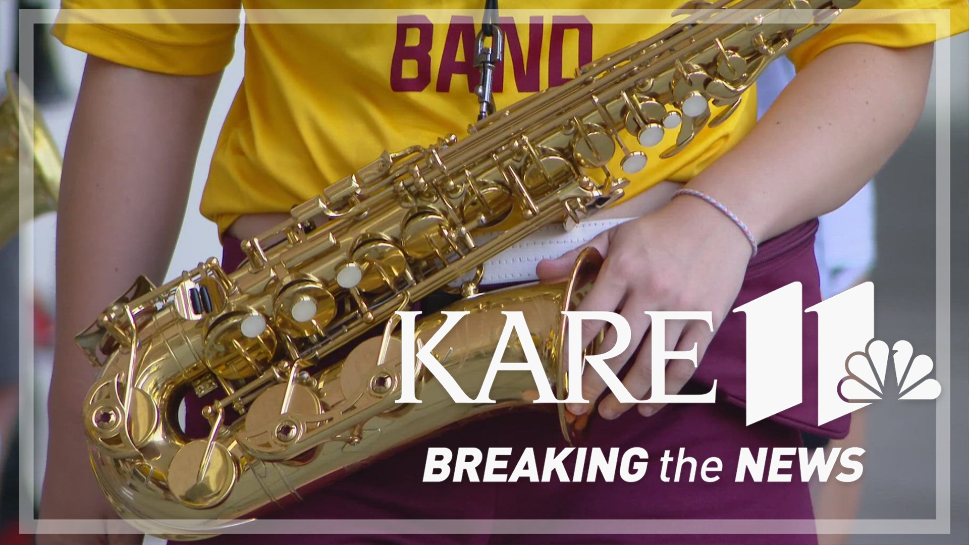 The University of Minnesota Marching Band moved it's first practice outside Huntington Bank Stadium amid record heat, and it will move inside Wednesday.