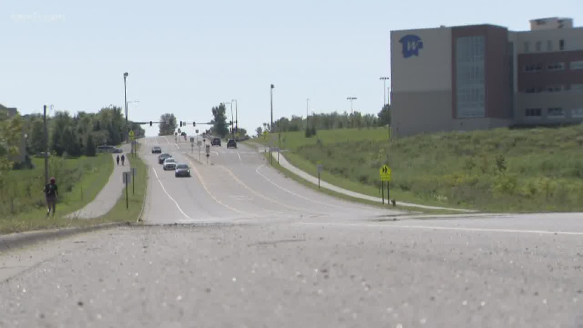 Pedestrian injured after crash near Wayzata High School