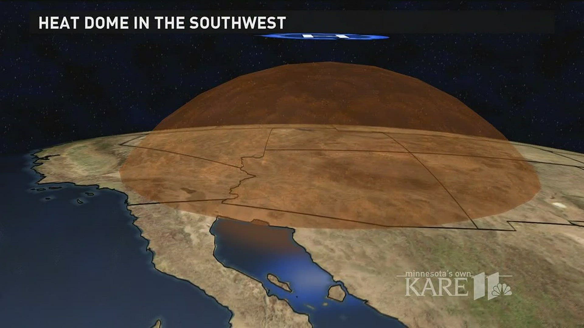 The heat dome over the southwest
