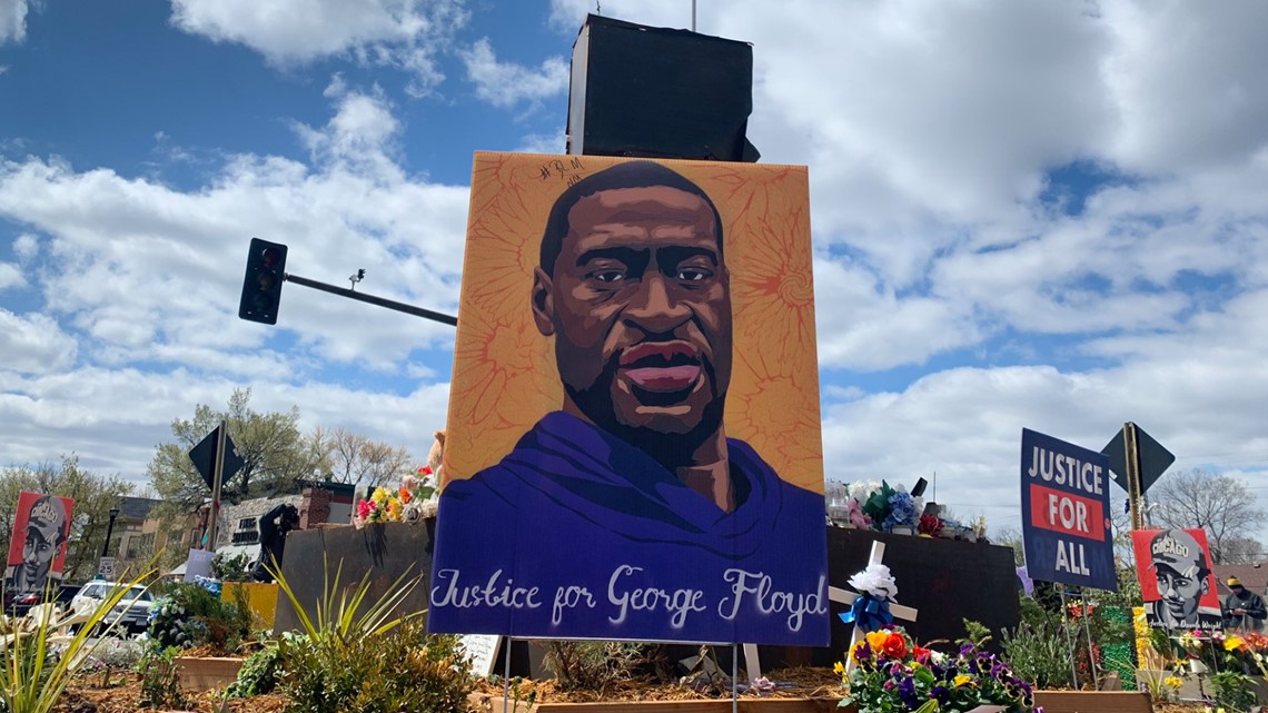 Hundreds Gather Peacefully in St. Cloud to Remember George Floyd