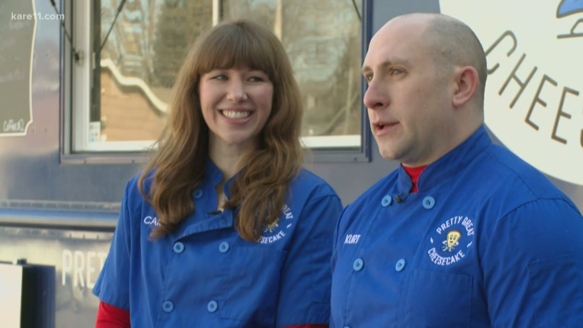 Chaska firefighter/food scientist Kurt Anderson and his wife Carrie offer the Twin Cities a new spin on food truck dessert options with Pretty Great Cheesecake