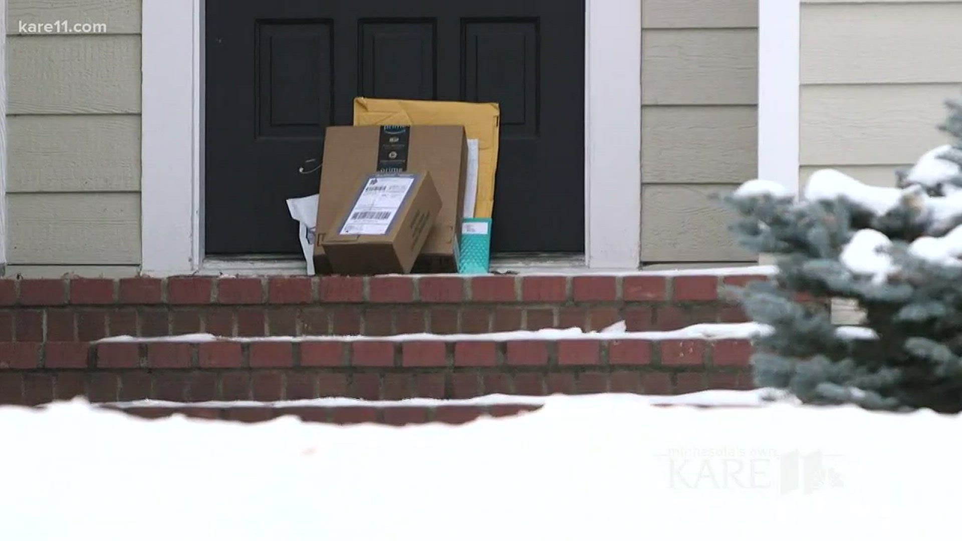 Police in Edina say they've arrested a "porch pirate" after the man stole a package containing a tracking device. http://kare11.tv/2oGE7LT