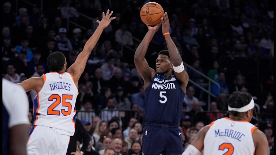 Edwards leads Timberwolves past the Knicks 116-99 | kare11.com