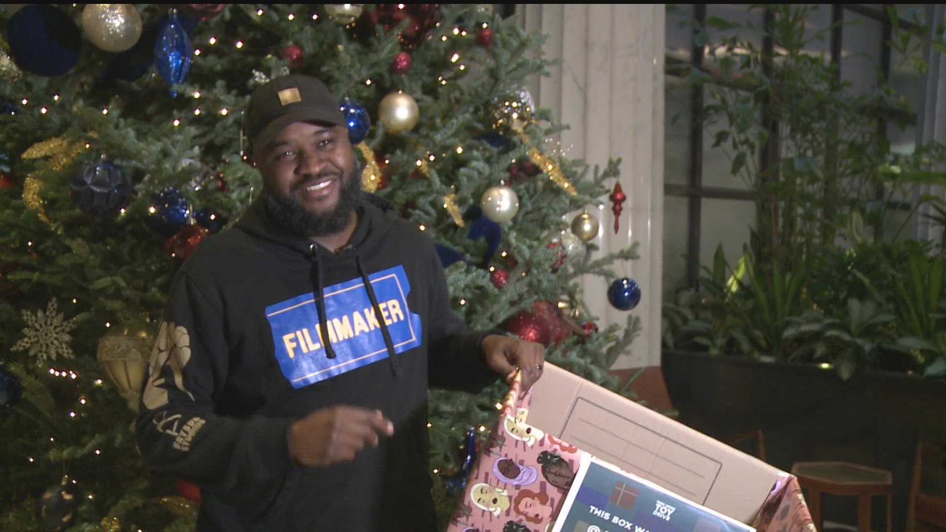 A Twin Cities filmmaker is working with the Sanneh Foundation to spread holiday cheer to BIPOC kids with a unique toy drive.