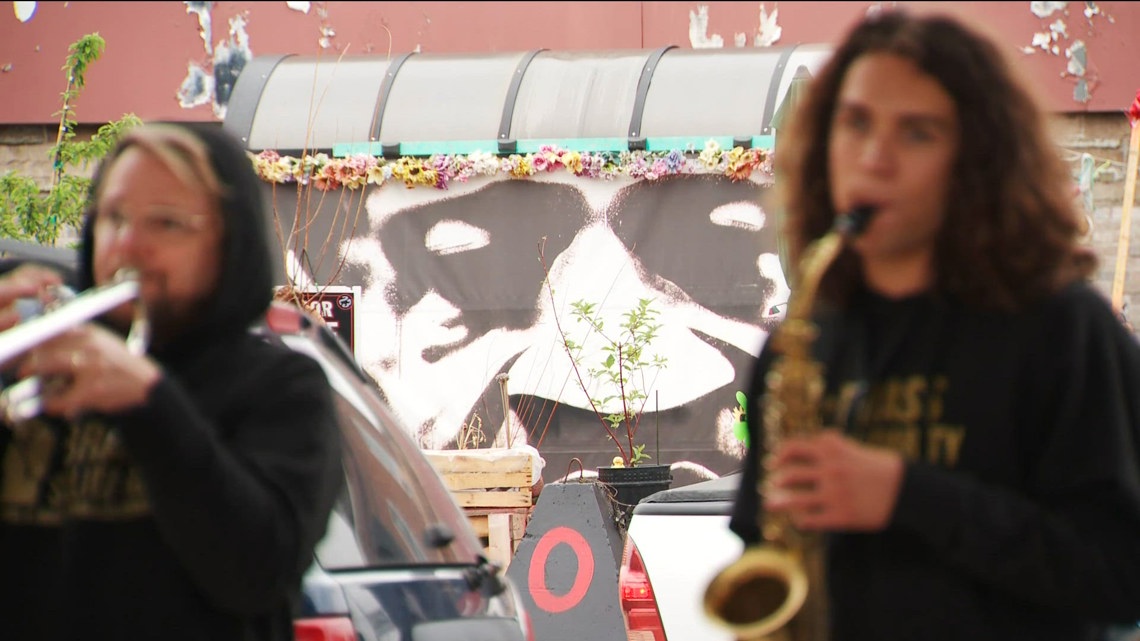 Every Monday, a protest band brings joy and a message to George Floyd Square