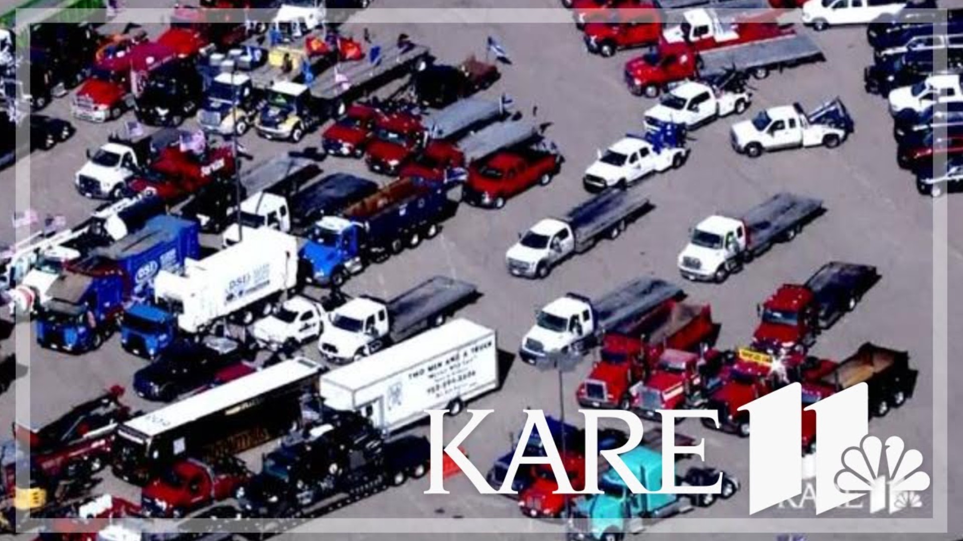 WATCH: Convoy pays respects to fallen officers | kare11.com