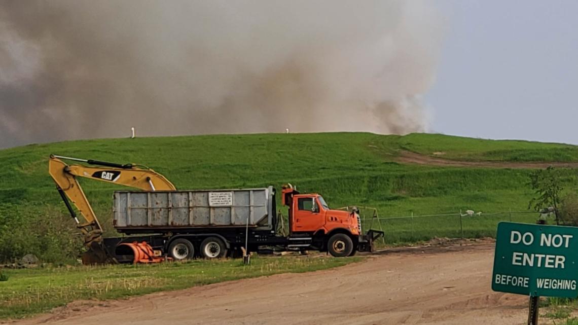 Fire chief asks state for more resources as landfill burns