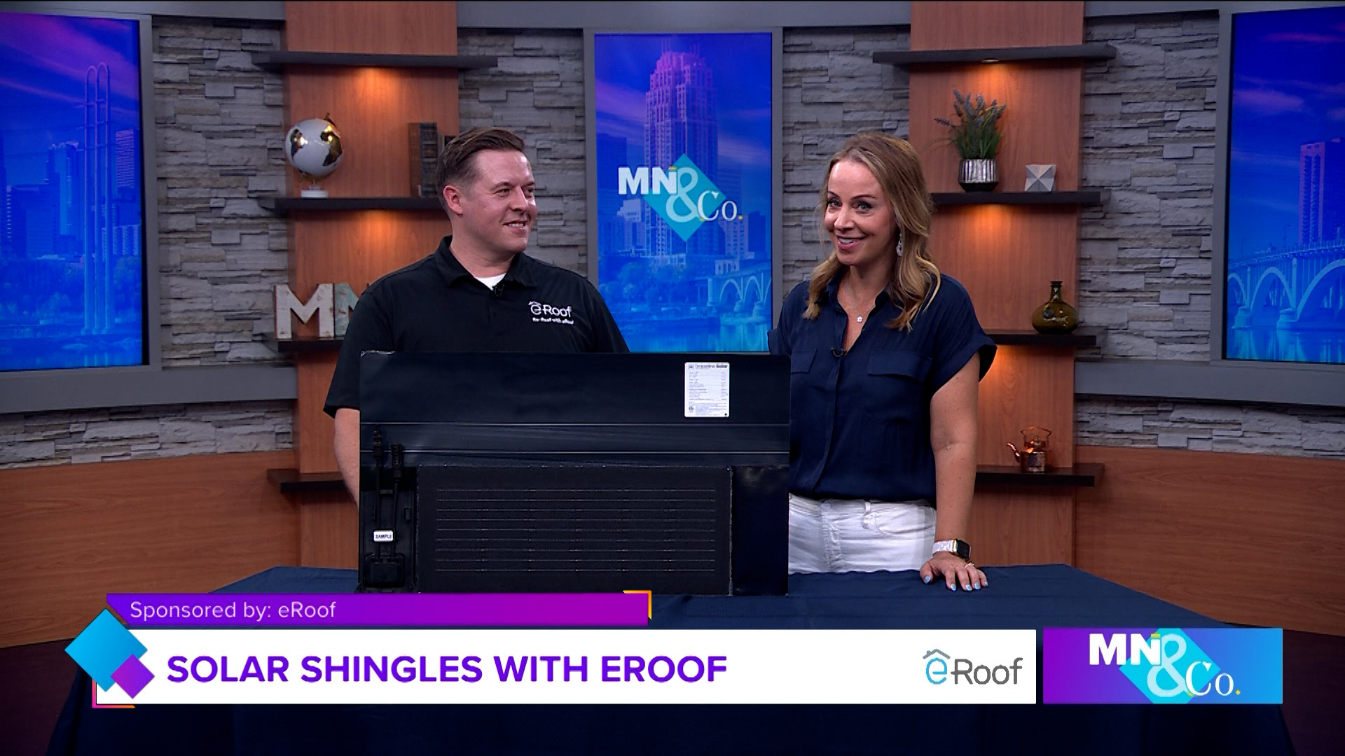 eRoof joins Minnesota and Company to discuss their GAF Solar shingles and how you can save energy while protecting your home.