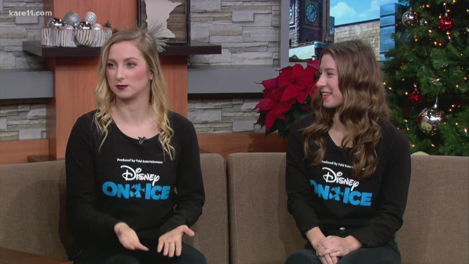The latest Disney On Ice spectacular is in town at the Xcel Energy Center, and the show features 2 skaters who grew up right here in Minnesota.