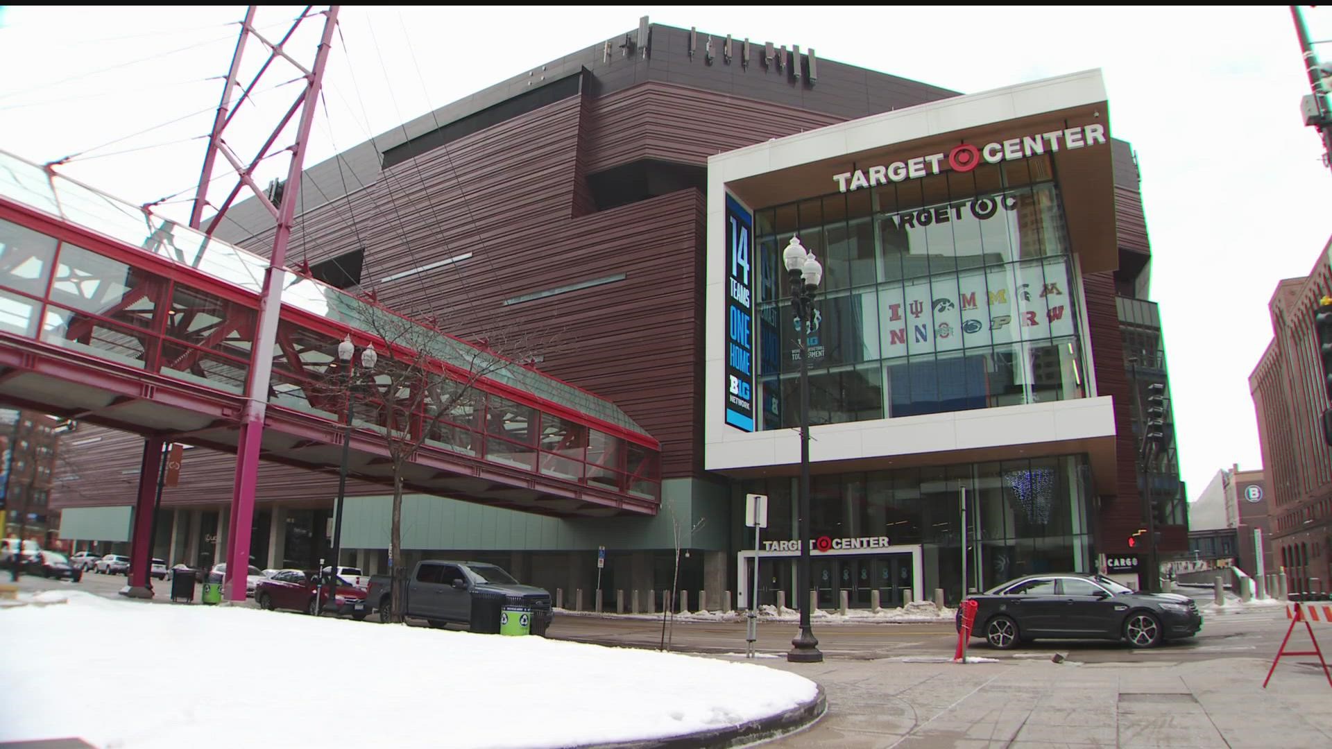 Officials are putting the finishing touches on the Target Center ahead of the tournament this week, which the city of Minneapolis is hosting for the first time.