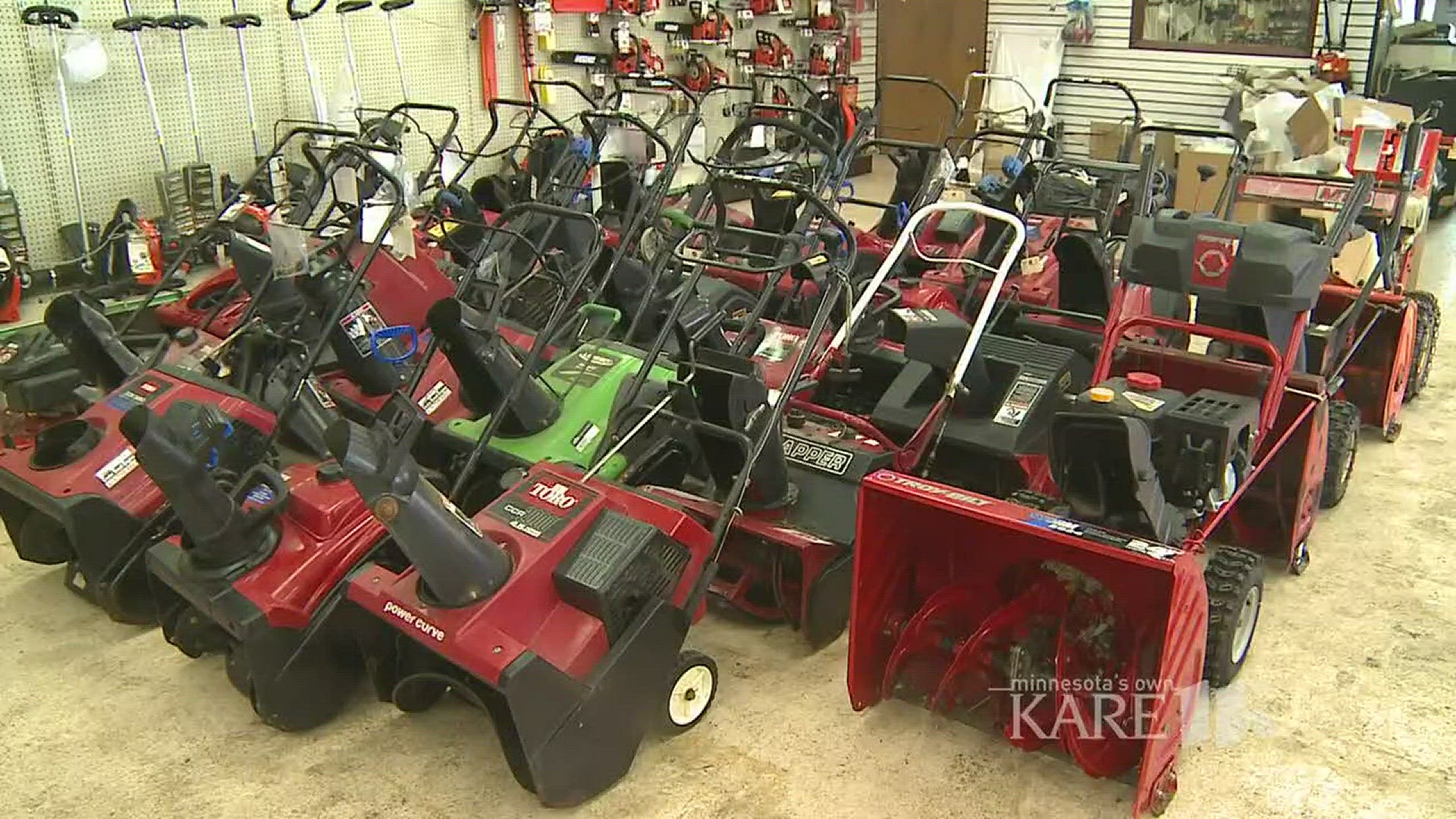 This winter, snowblowers have been a must for a lot of people. With all the recent snow, many of those who don't have one are rethinking that. KARE 11's Gordon Severson shows us what to look for if you're buying a used snowblower.
