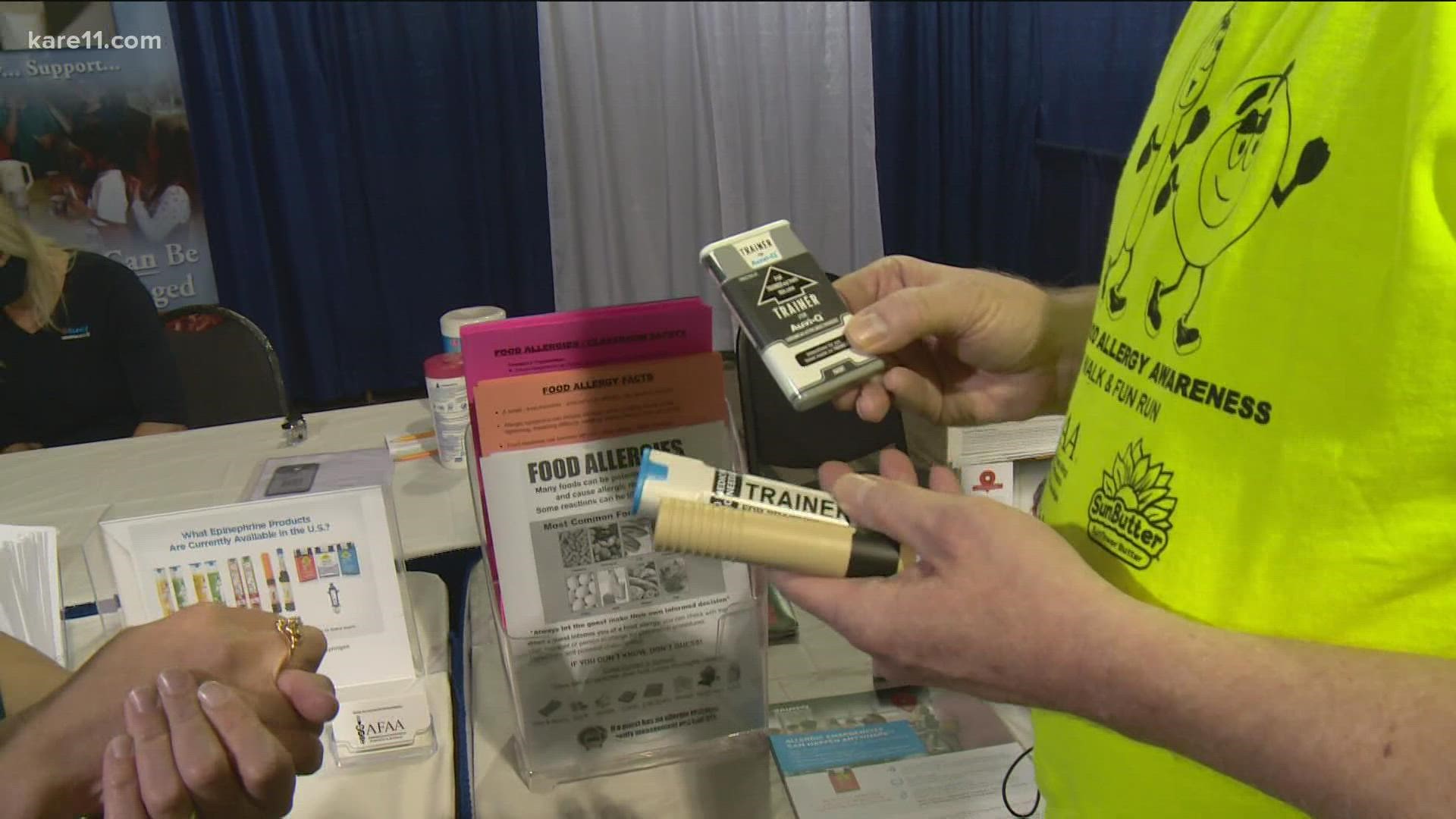 Learn about food allergies and different types of EpiPens at Health Fair 11.