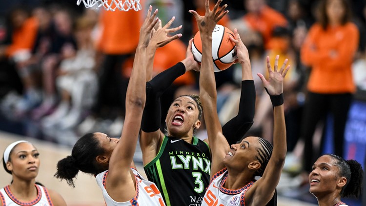 Thomas sets franchise high with 16 assists, Sun beat Lynx 89-84