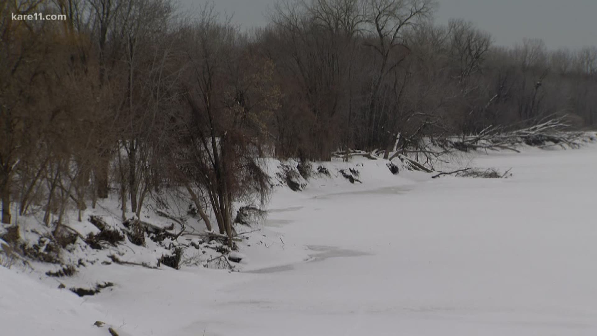 The National Weather Service in Chanhassen said the snowmelt flood threat in the Twin Cities is "higher than it has been in a few years," according to an initial 2019 Spring Flood Outlook released on Wednesday.