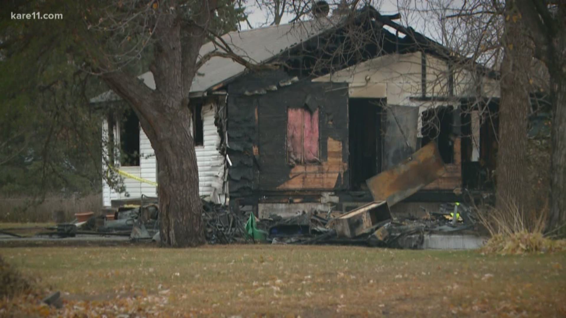 Firefighters found two people dead in a house fire in Spring Lake Park Saturday night.