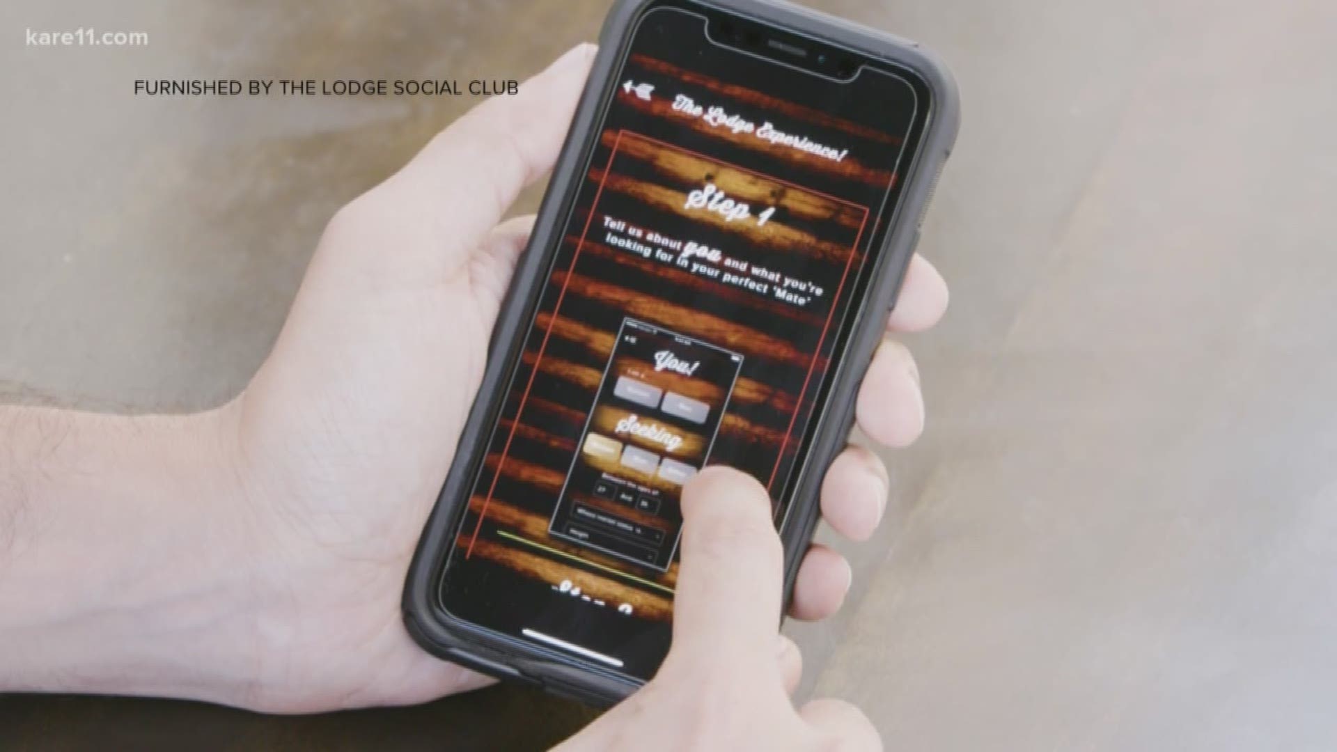 The Lodge Social Club dating app involves an in-depth vetting process that includes a background check, ensuring you know who you're really talking to. https://kare11.tv/2USZCUI