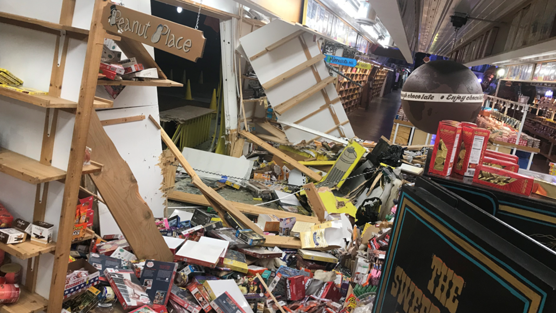 Car crashes into MN's Largest Candy Store in Jordan | kare11.com