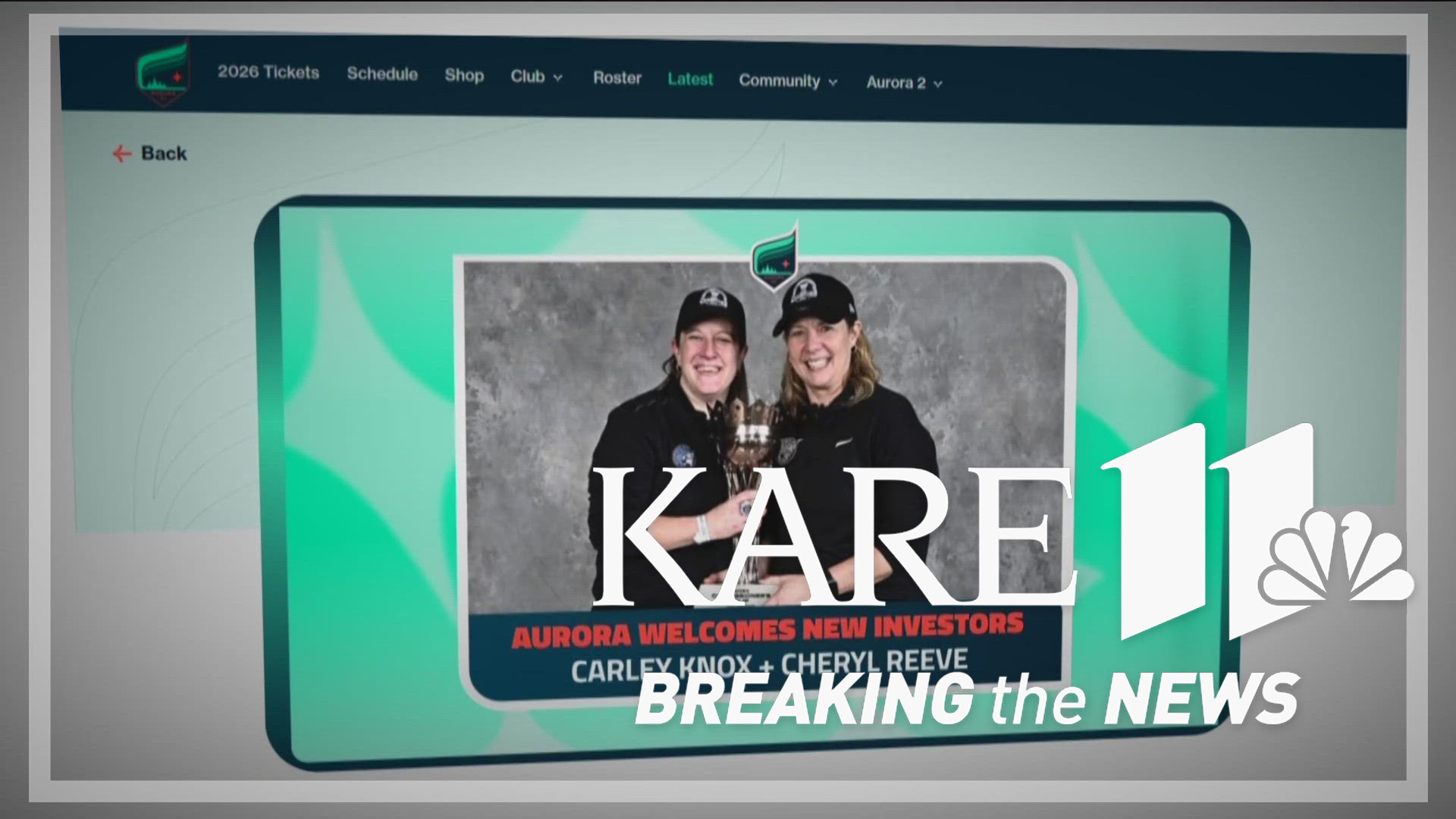 Lynx's Cheryl Reeve and Carley Knox are helping kick off a "new era of women's soccer in Minnesota." 