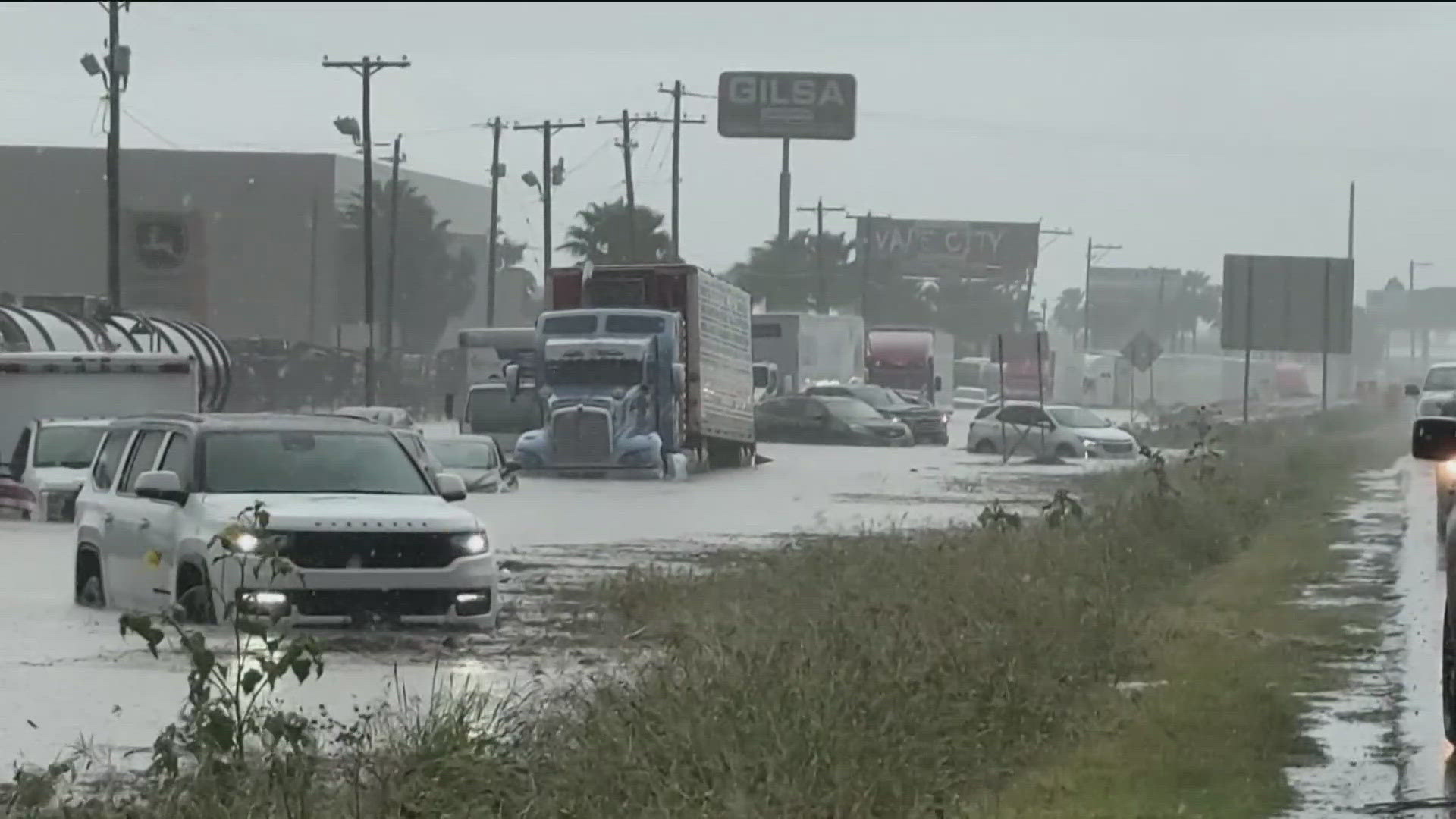 South Texas has been inundated with rain, while wildfires in the Carolinas continue to grow.