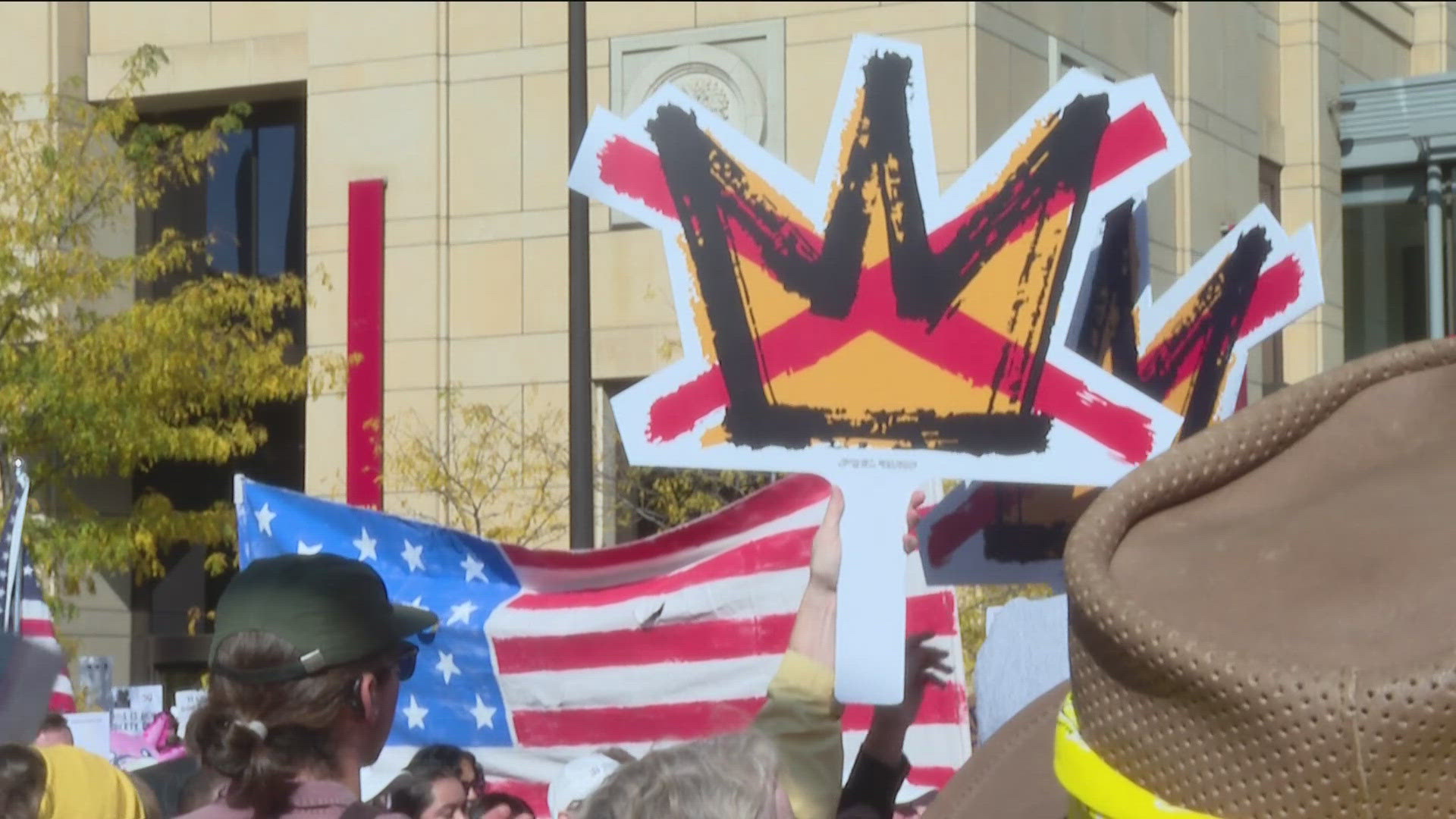 Protesters flood Twin Cities streets for 'No Kings' rallies against Trump administration.