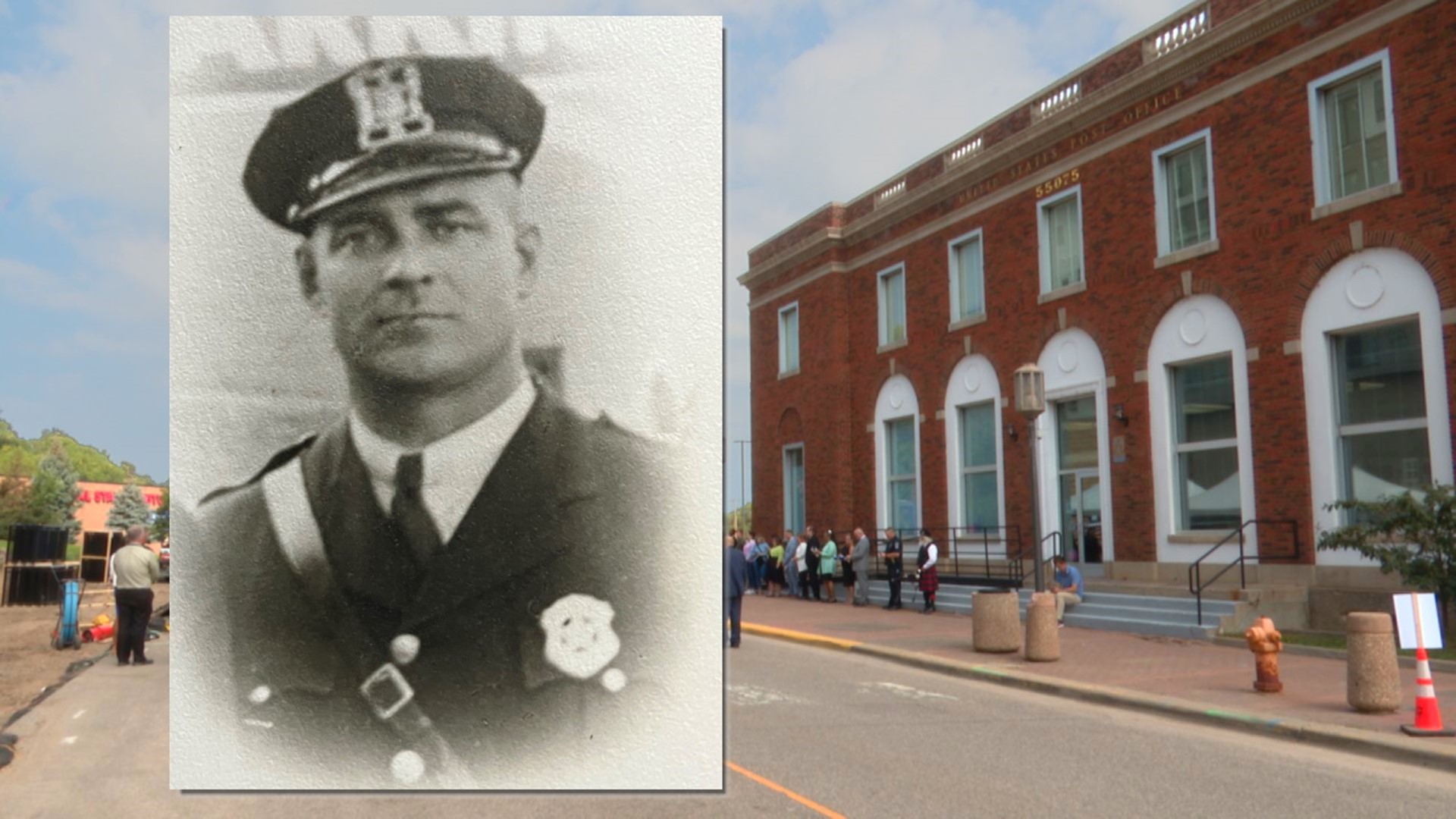 The South St. Paul Post Office will bear the name of Officer Leo Pavlak. He was killed in the line of duty in 1933 during a payroll robbery by a notorious gang.