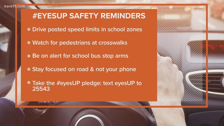 #eyesUP: Road rule reminders as students head back to school