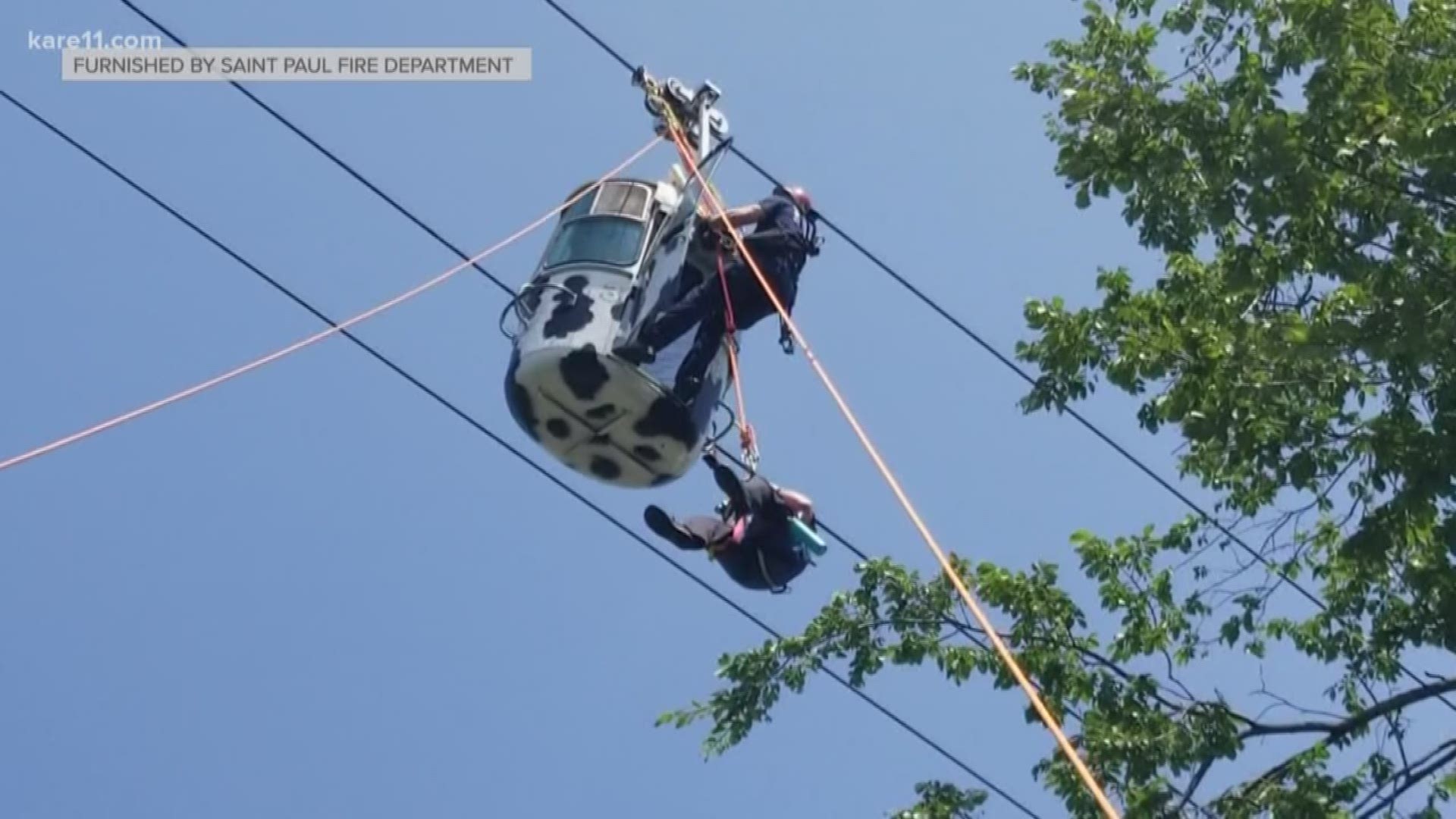Lots of preparations before the Minnesota State Fair. Heidi Wigdahl talked to the Saint Paul Fire Department about their advanced technical rescue team's recent training.