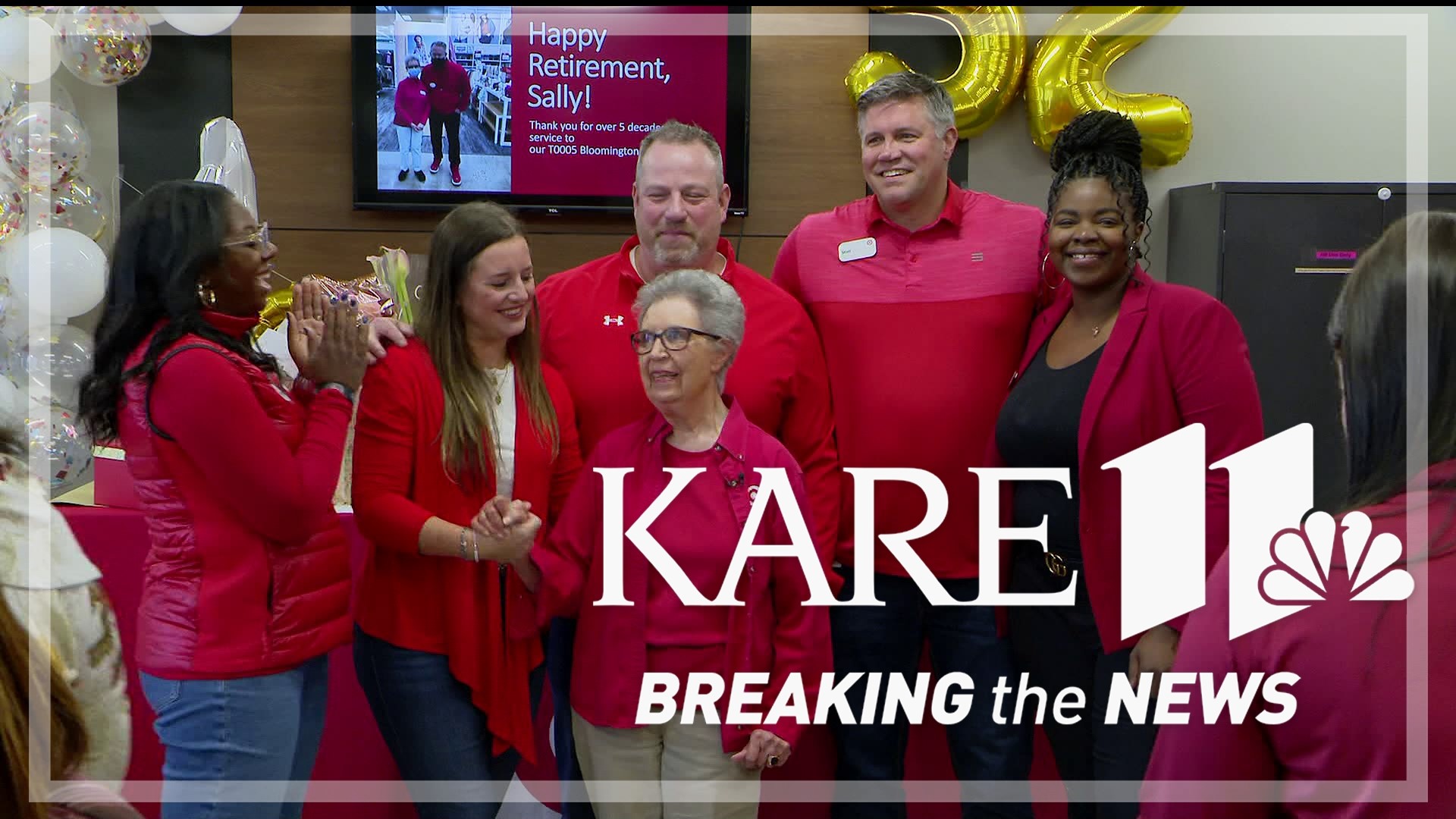 Sally Primrose is the third-longest Target store-level employee in the entire company, retiring after spending 52 years at the store in Bloomington.