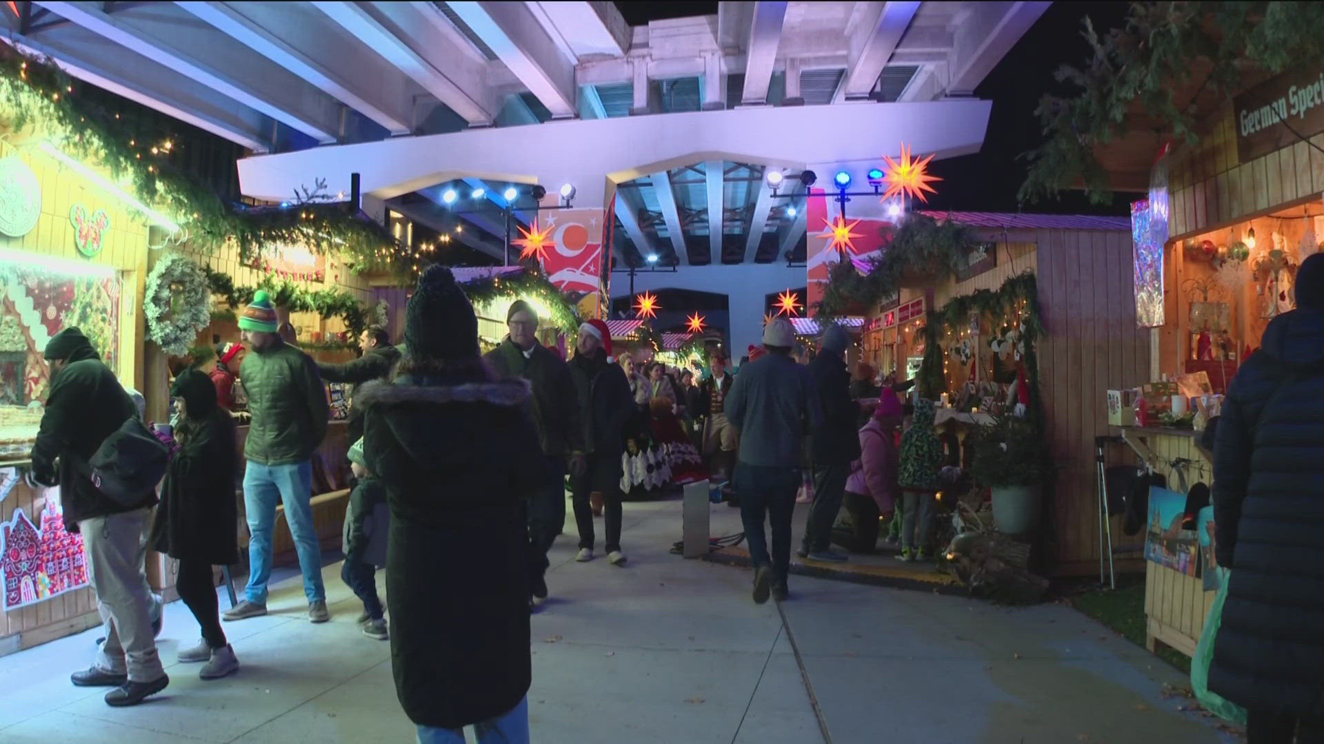 The German-style holiday market will run for five weekends, starting on Nov. 22 through Dec. 22.