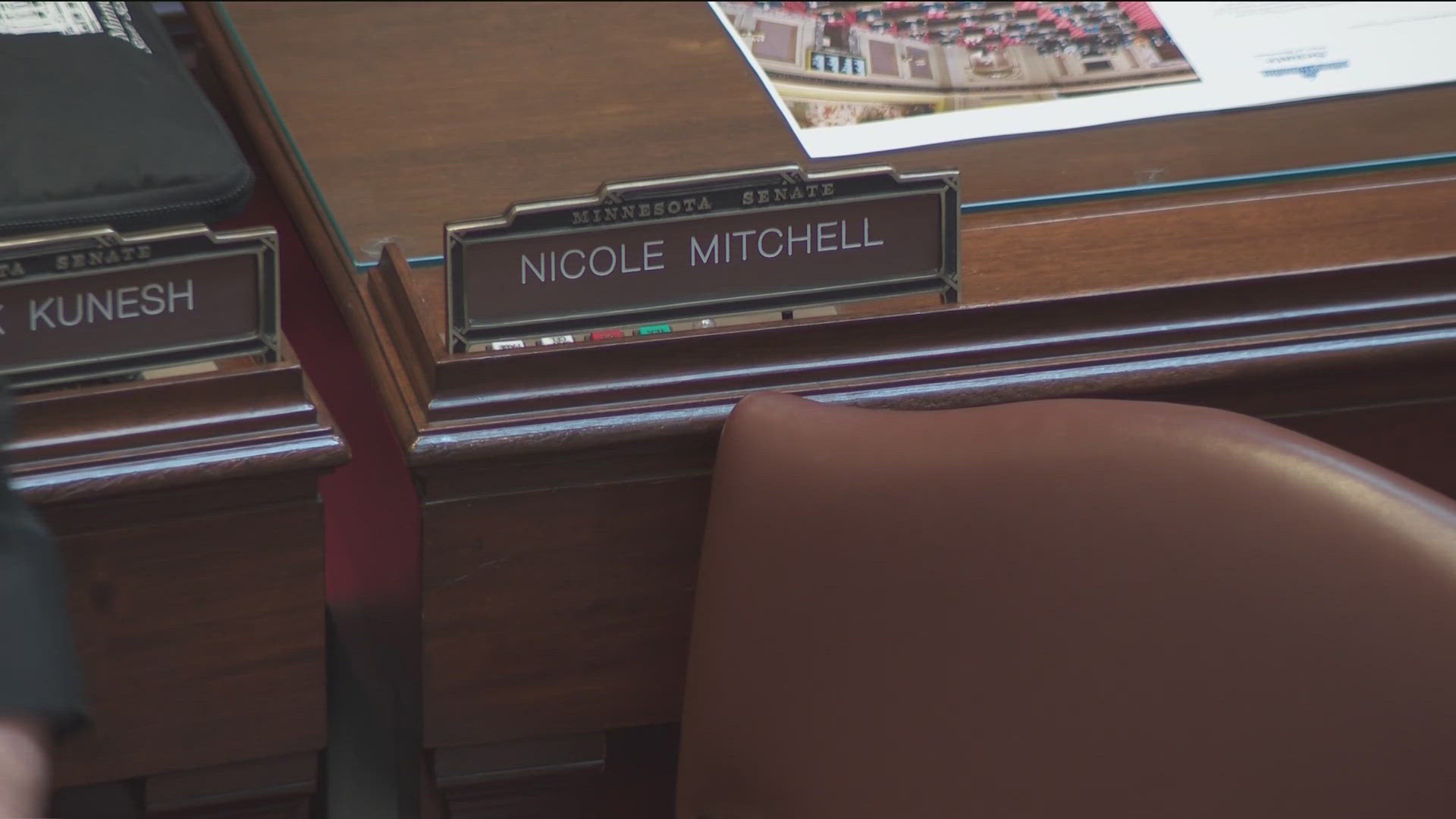 Senate Republicans filed an ethics complaint against Democratic State Sen. Nicole Mitchell, who is charged with breaking in to her stepmother's house.