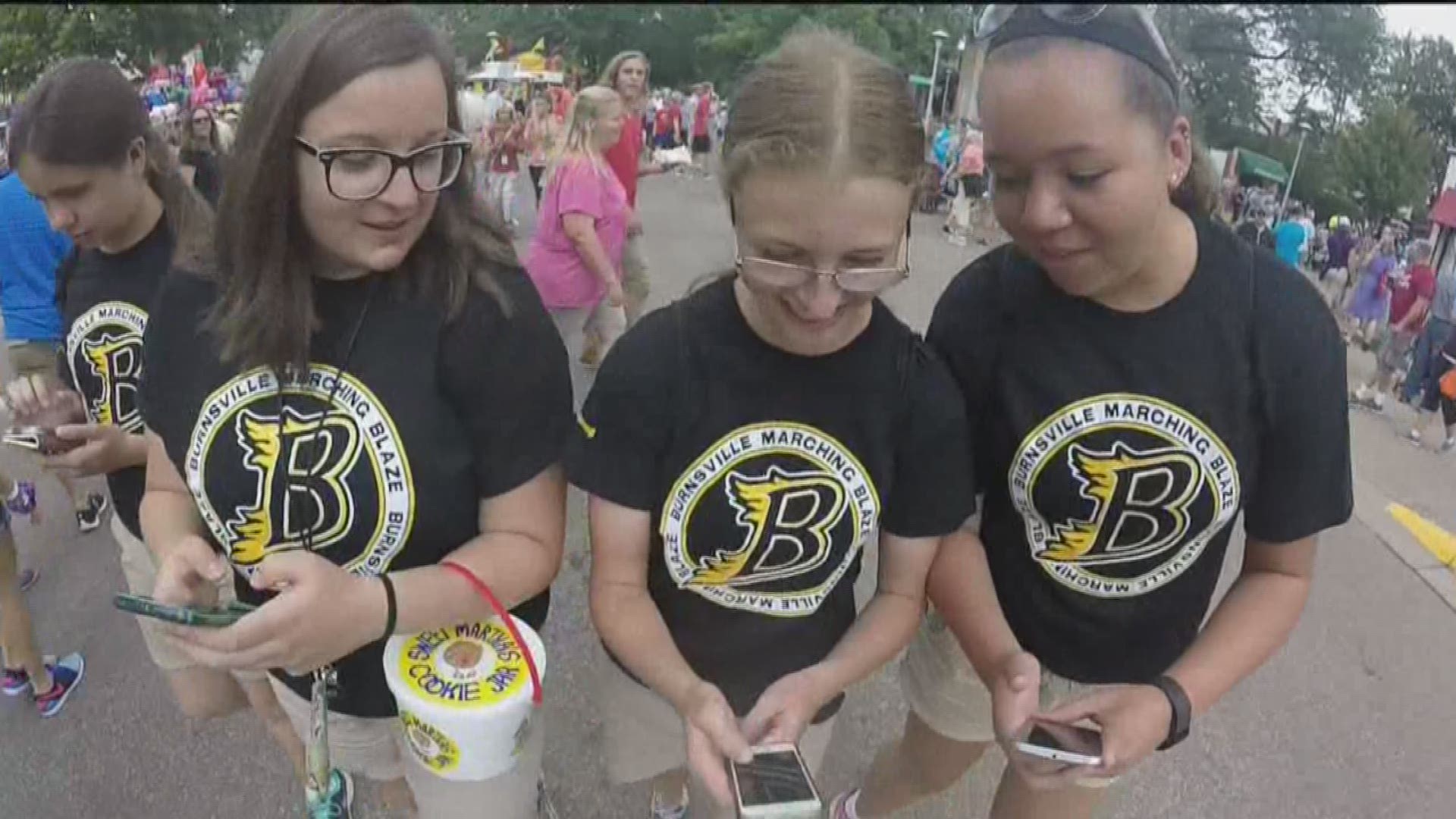 Playing Pokemon Go at the Minn. State Fair