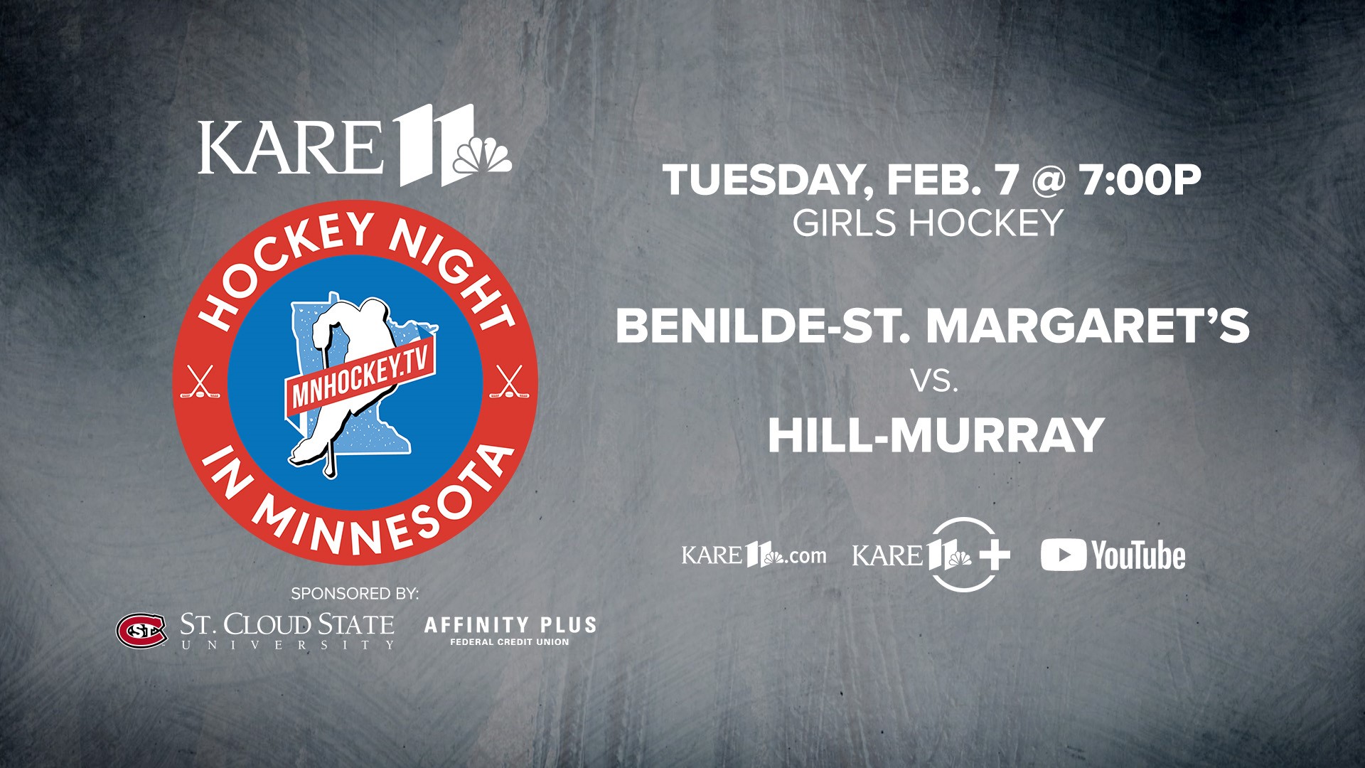 Benilde-St. Margaret's faces off against Hill-Murray in the live girls high school hockey stream Tuesday, Feb. 7.