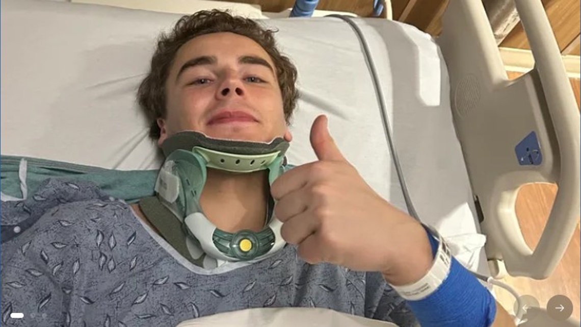 Minnesota skater suffers cervical spine injury playing minor league hockey