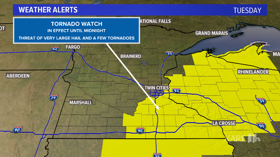 Confirmed tornado in Elk Mound, WI