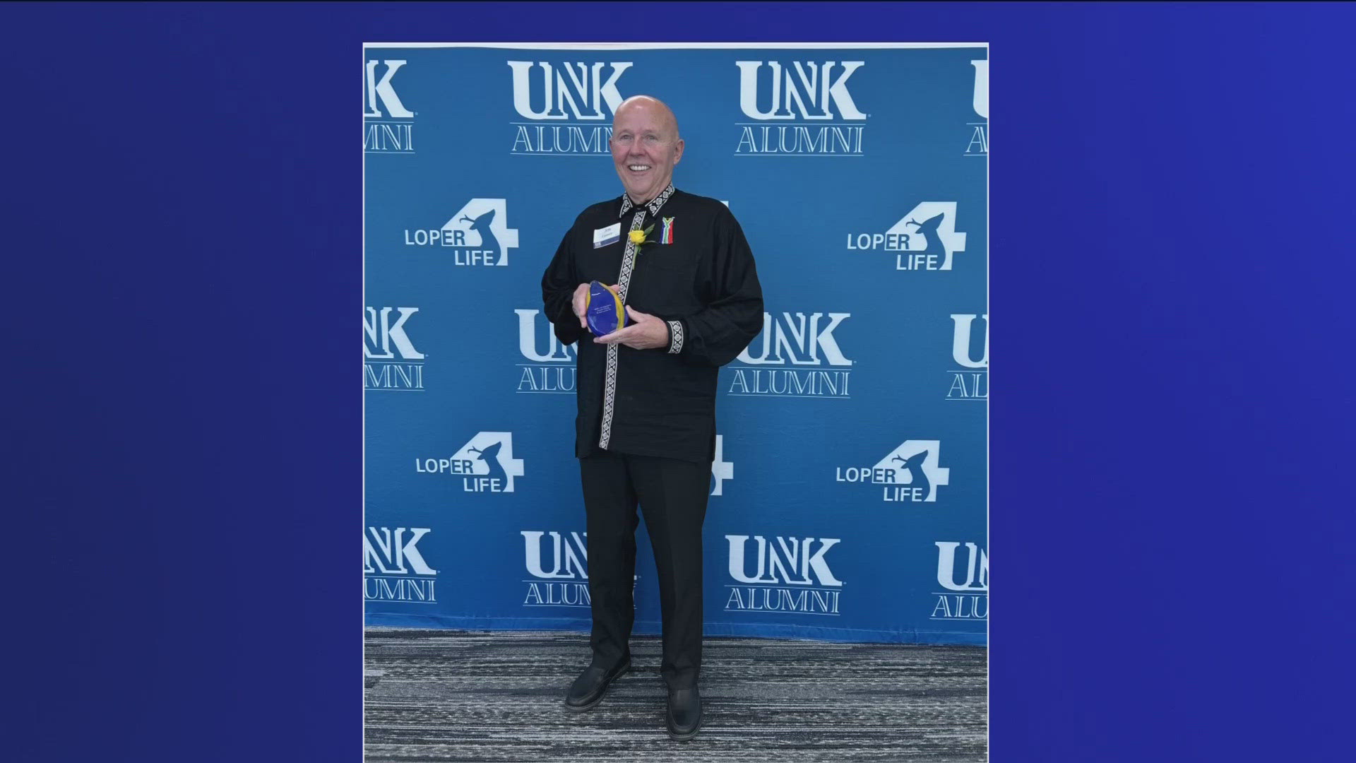 Father Jim Cassidy of St. Joan of Arc Church was honored for social justice work in South Africa.
