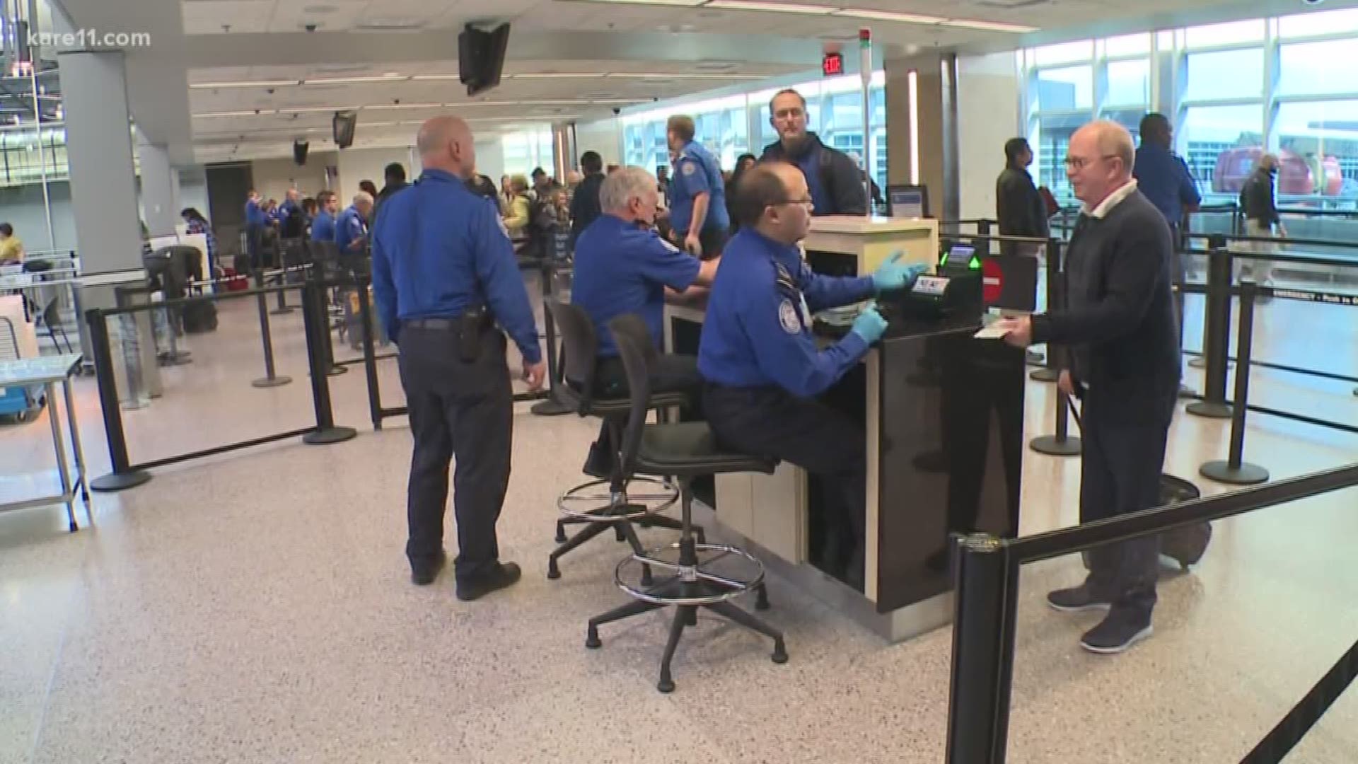 Many of you may be getting away for the winter or planning spring break trips. KARE 11's Gordon Severson looks at how the shutdown is affecting things at MSP International Airport.