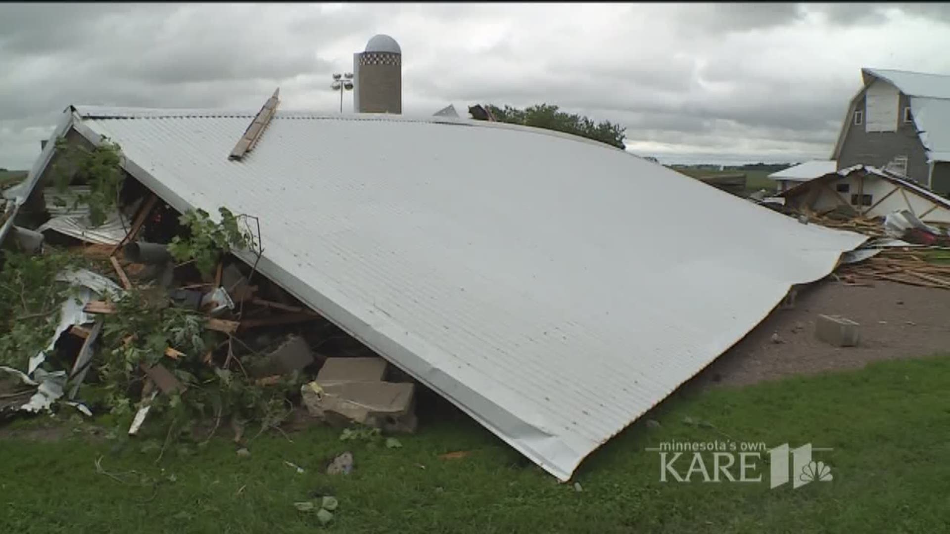 Residents in Sibley County are working to clean up after several tornadoes ripped through the area Wednesday evening. http://kare11.tv/2fPfecF