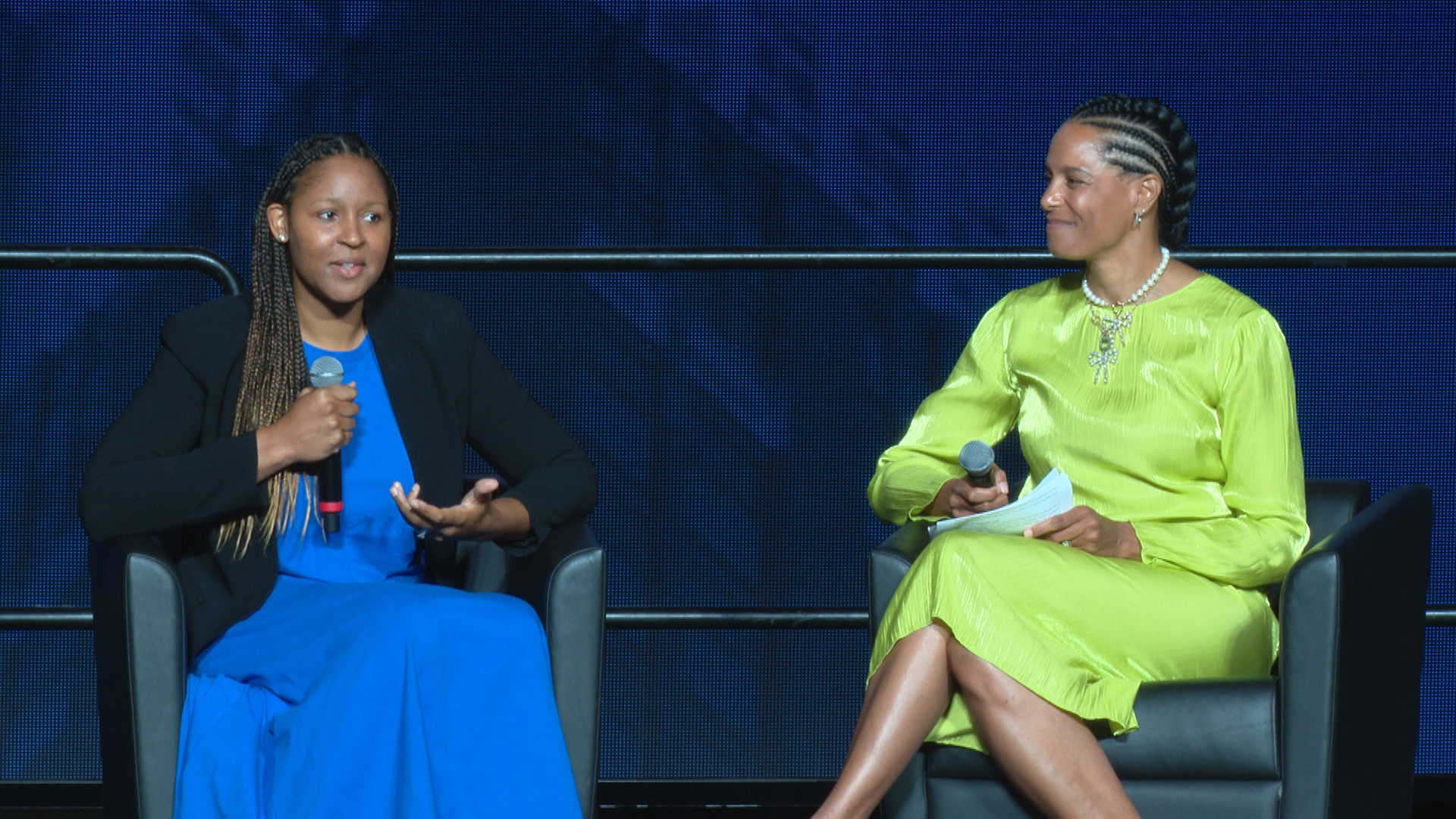 Maya Moore Irons served as the keynote speaker for the inaugural Lynx Changemakers Summit after a busy weekend where her jersey was retired.