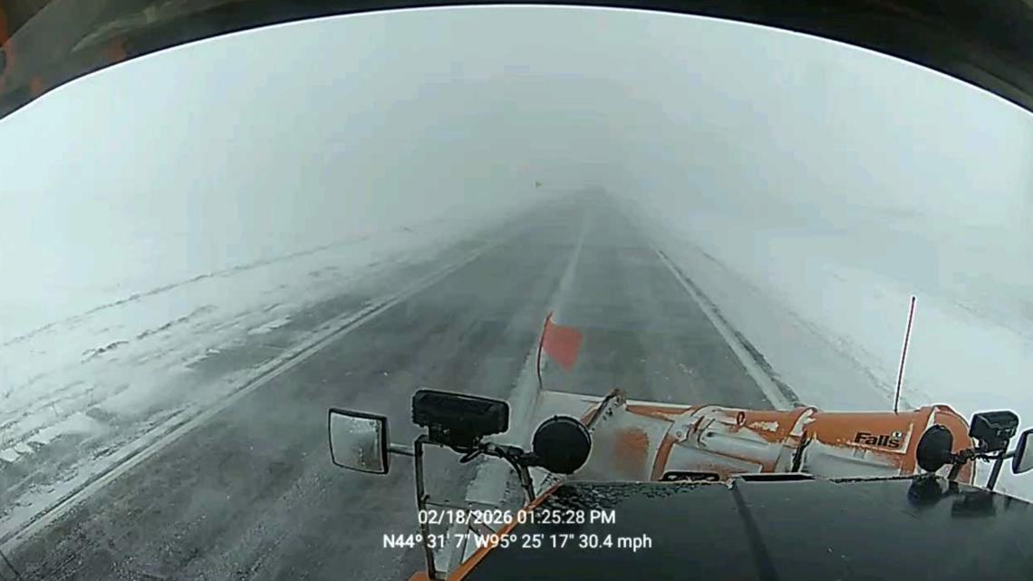 No travel advised in parts of southwestern Minnesota due to blowing snow, limited visibility