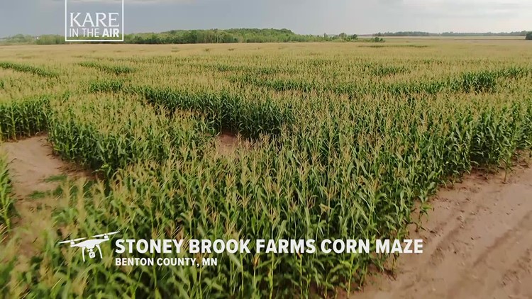 KARE in the Air: Stoney Brook Farms Corn Maze