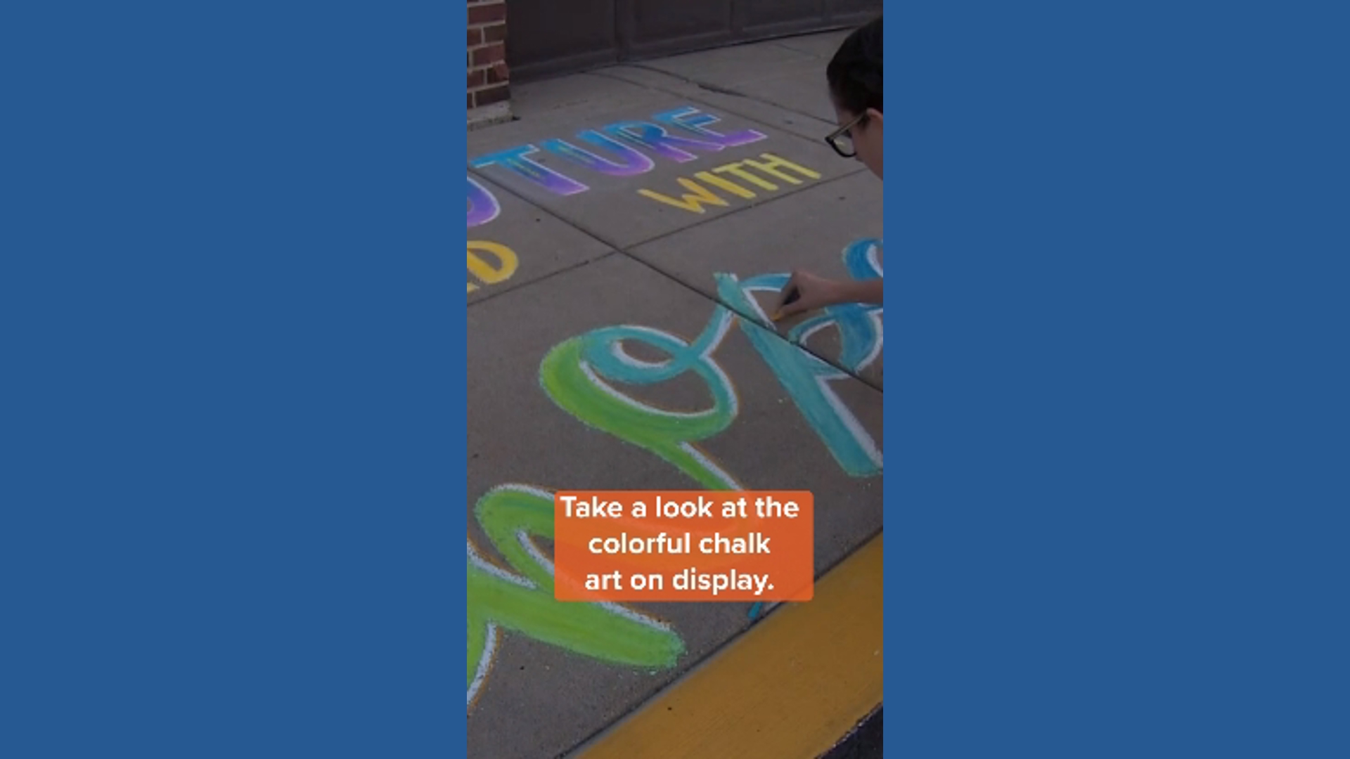 Annunciation students are returning to school for the first time since the mass shooting that killed 2 children. An artist welcomed them back with messages of hope.