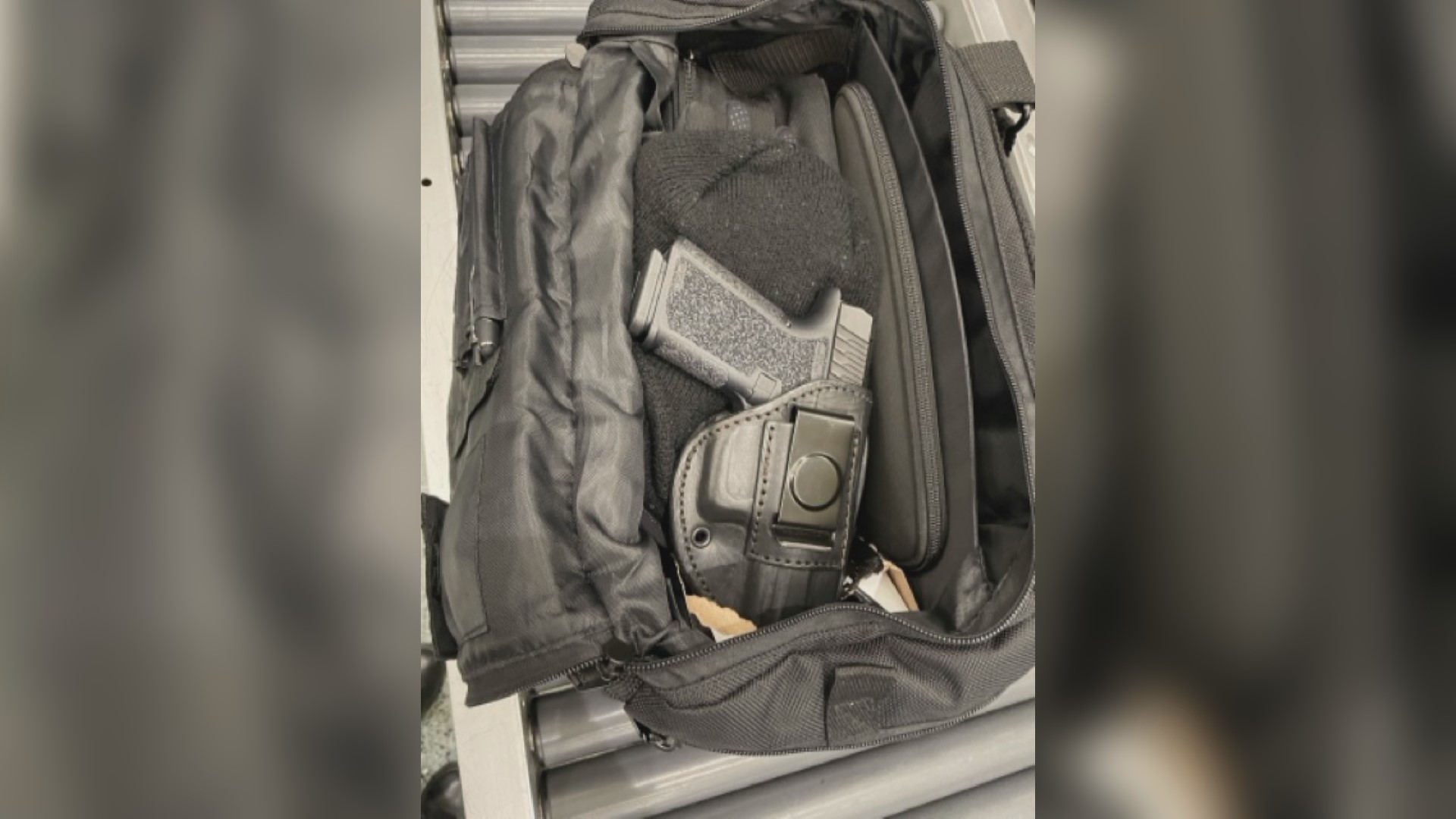 An employee for SkyWest was stopped and issued a citation at Minneapolis-St. Paul International last week after TSA agents found a loaded handgun in his luggage.